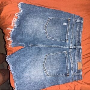Judy Blue High Waist Denim Shorts - Blue